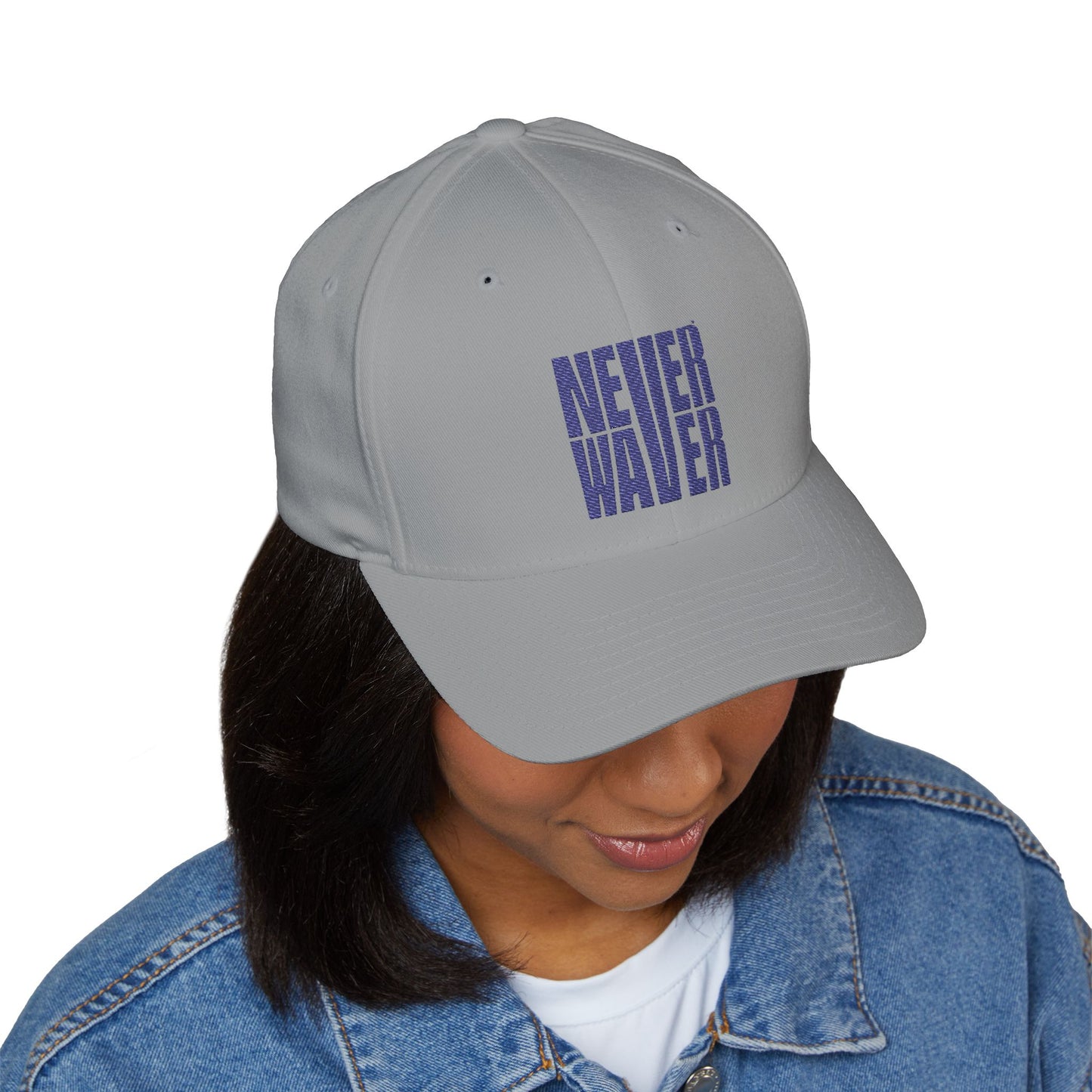 Never Waver Embroidered Cap - Motivational