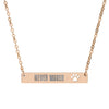 Never Waver  Paw Cutout Bar Necklace