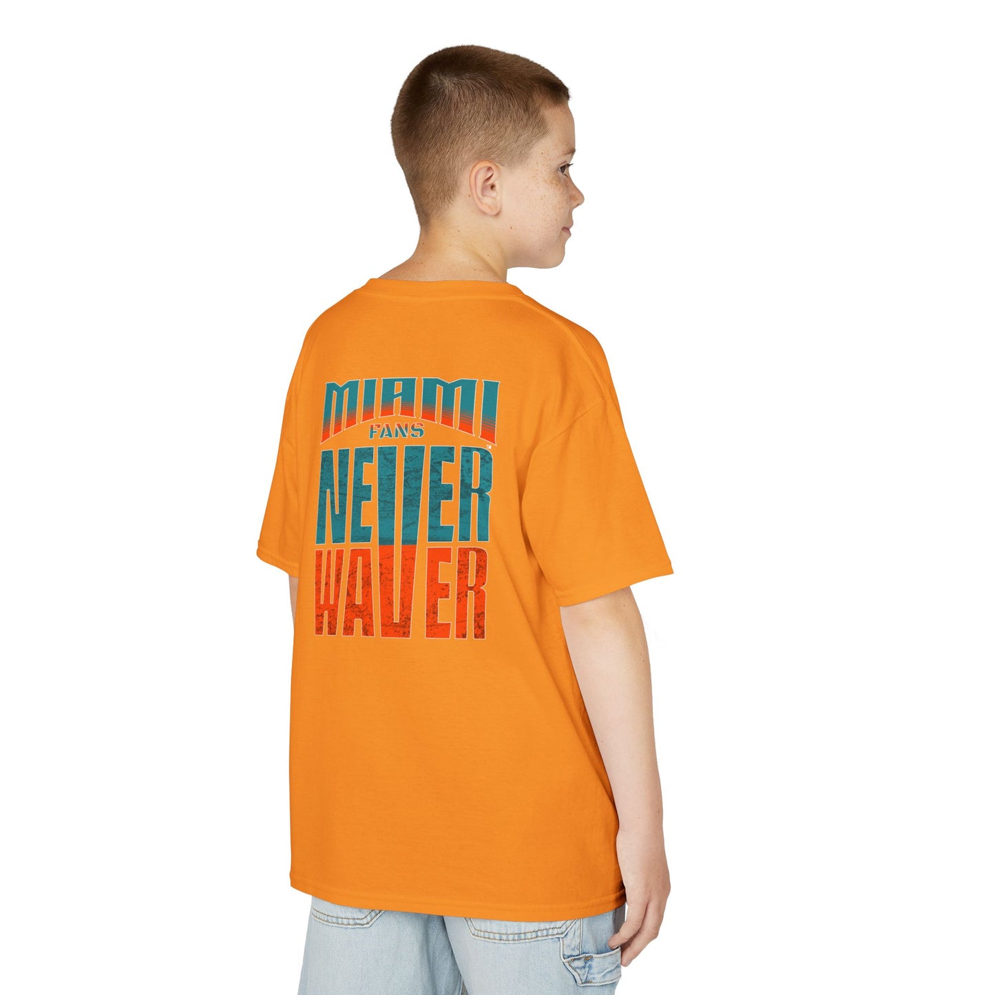 Miami Fans Never Waver Kids Heavy Cotton™ Tee