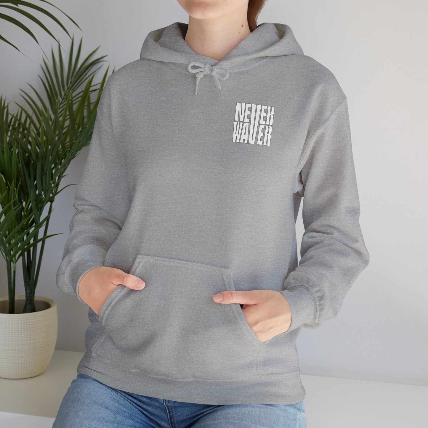 Never Waver I Don't Ride on the Crazy Train I Drive It Unisex Heavy Blend™ Hooded Sweatshirt