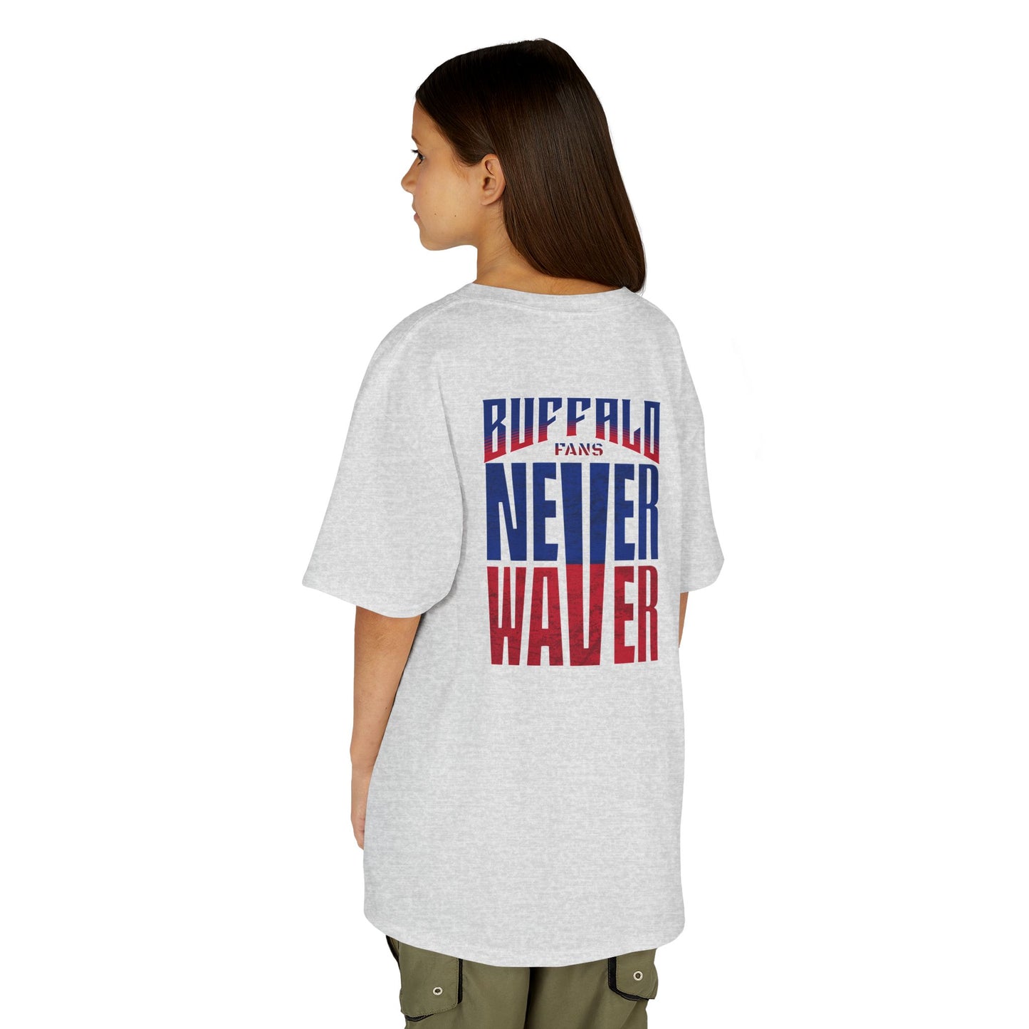 Buffalo Fans Never Waver Kids Heavy Cotton™ Tee
