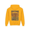 Arizona Fans Never Waver Youth Heavy Blend Hooded Sweatshirt
