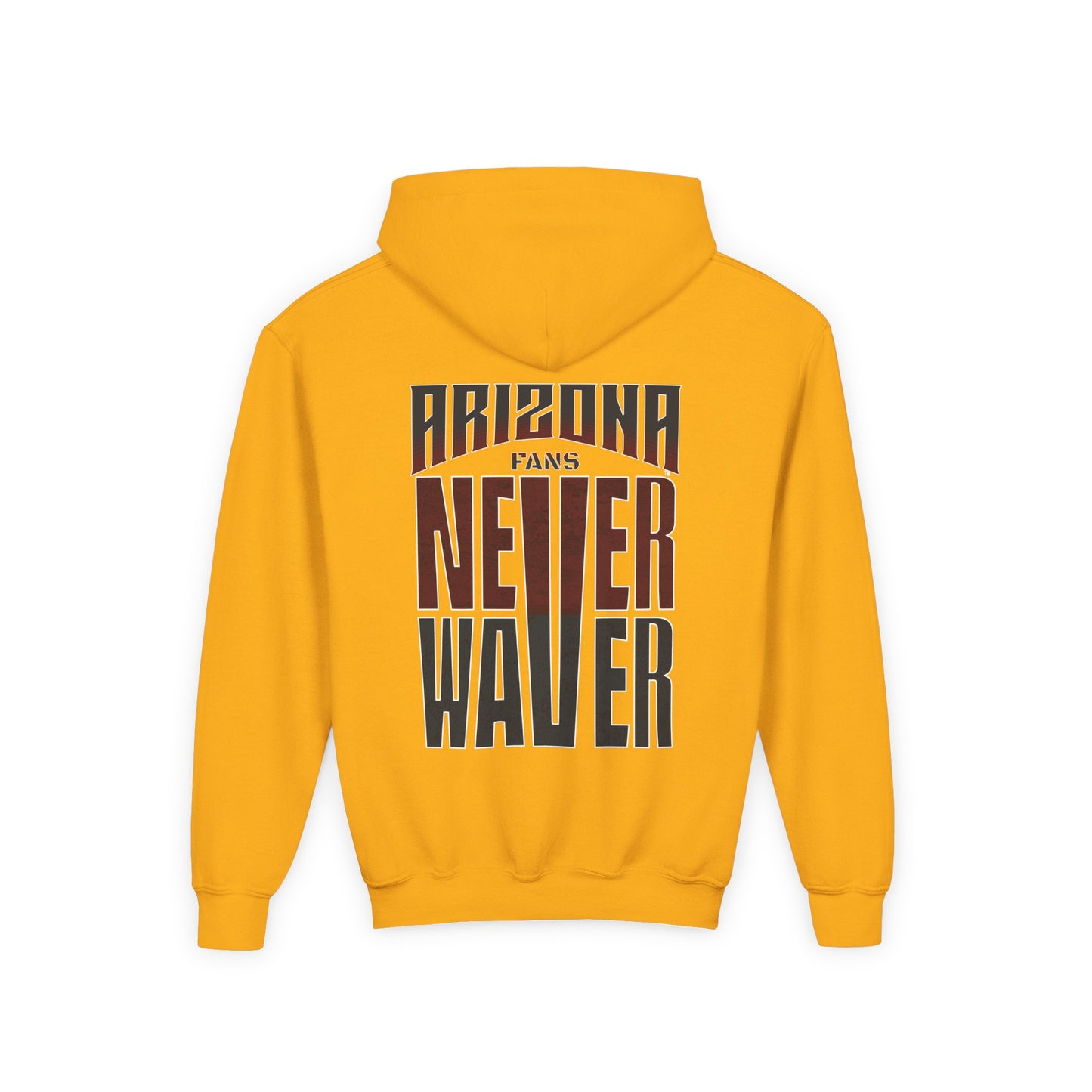 Arizona Fans Never Waver Youth Heavy Blend Hooded Sweatshirt