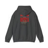 Tampa Bay Fans  Never Waver  w Leopard Football Unisex Heavy Blend™ Hoodie - Perfect for Sports Fans