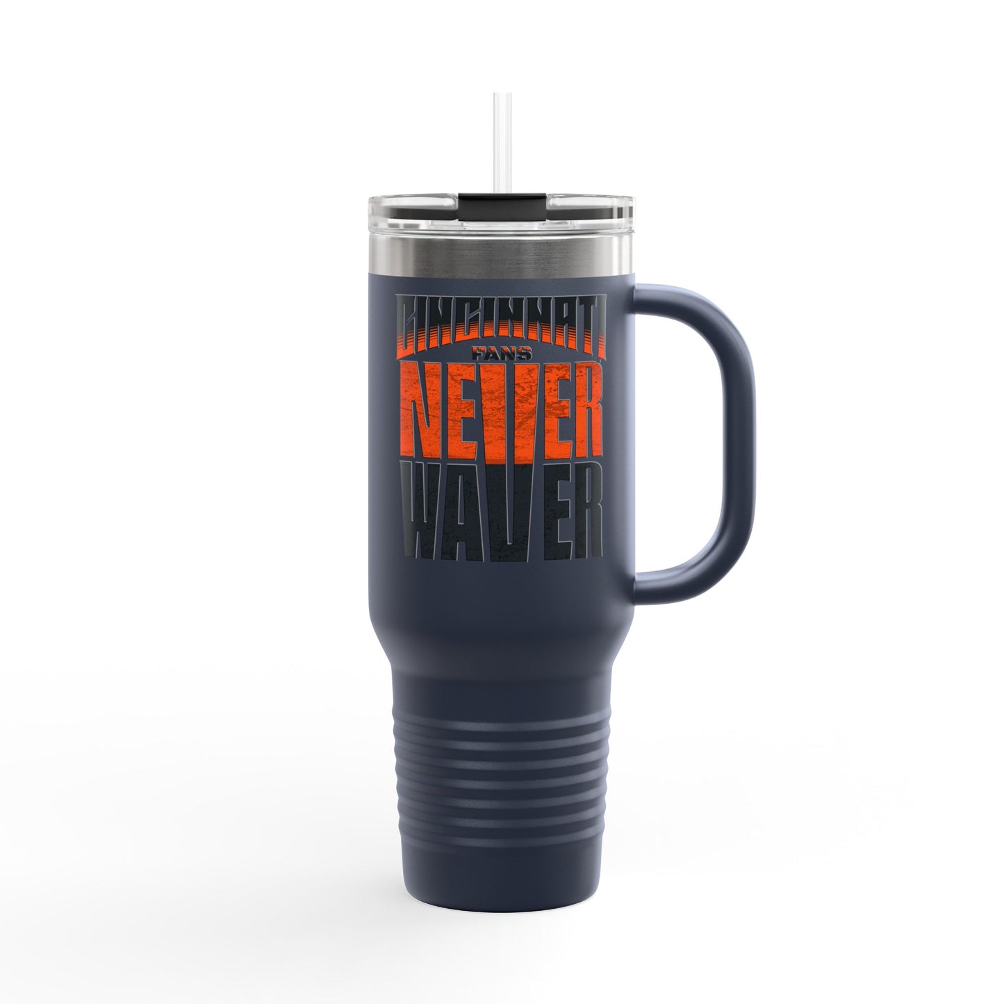 Cincinnati Fans Never Waver Insulated Travel Mug, 40oz