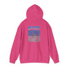 "Detroit Fans NEVER WAVER w Leopard Football" Inspirational Wear Unisex Heavy Blend™ Hooded Sweatshirt