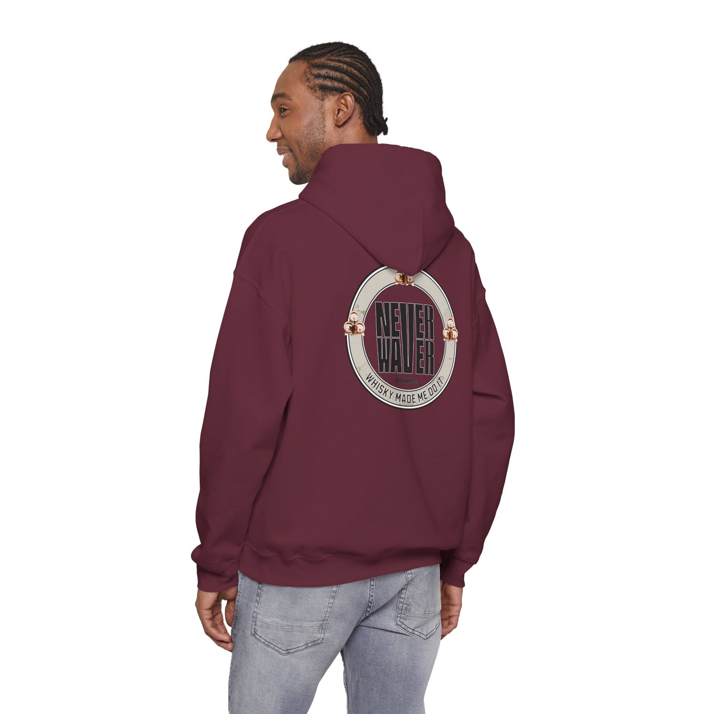 "Never Waver - Whiskey Made me do it?" Eco-Friendly Unisex Hoodie
