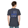 Never Waver Back The Blue  Unisex Softstyle T-Shirt