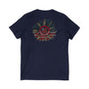 Never Waver Be Red White and A little Bougie T-Shirt Unisex V-Neck Tee