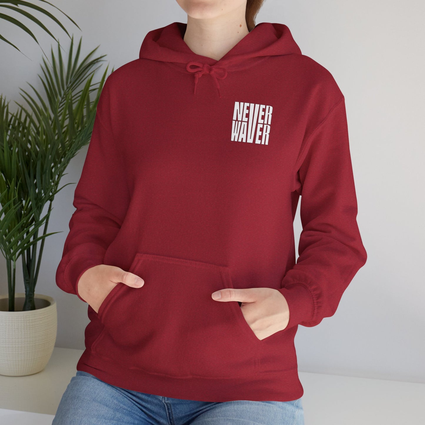Never Waver I Don't Ride on the Crazy Train I Drive It Unisex Heavy Blend™ Hooded Sweatshirt