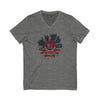 Unisex V-Neck Tee - Never Waver Be Red White & A little Bougie T-Shirt