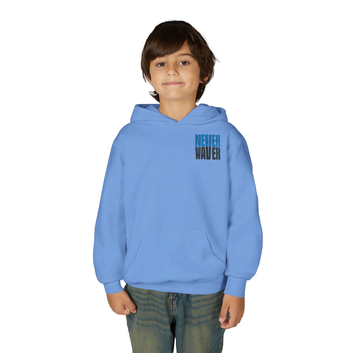 Carolina Fans Never Waver Youth Heavy Blend Hooded Sweatshirt