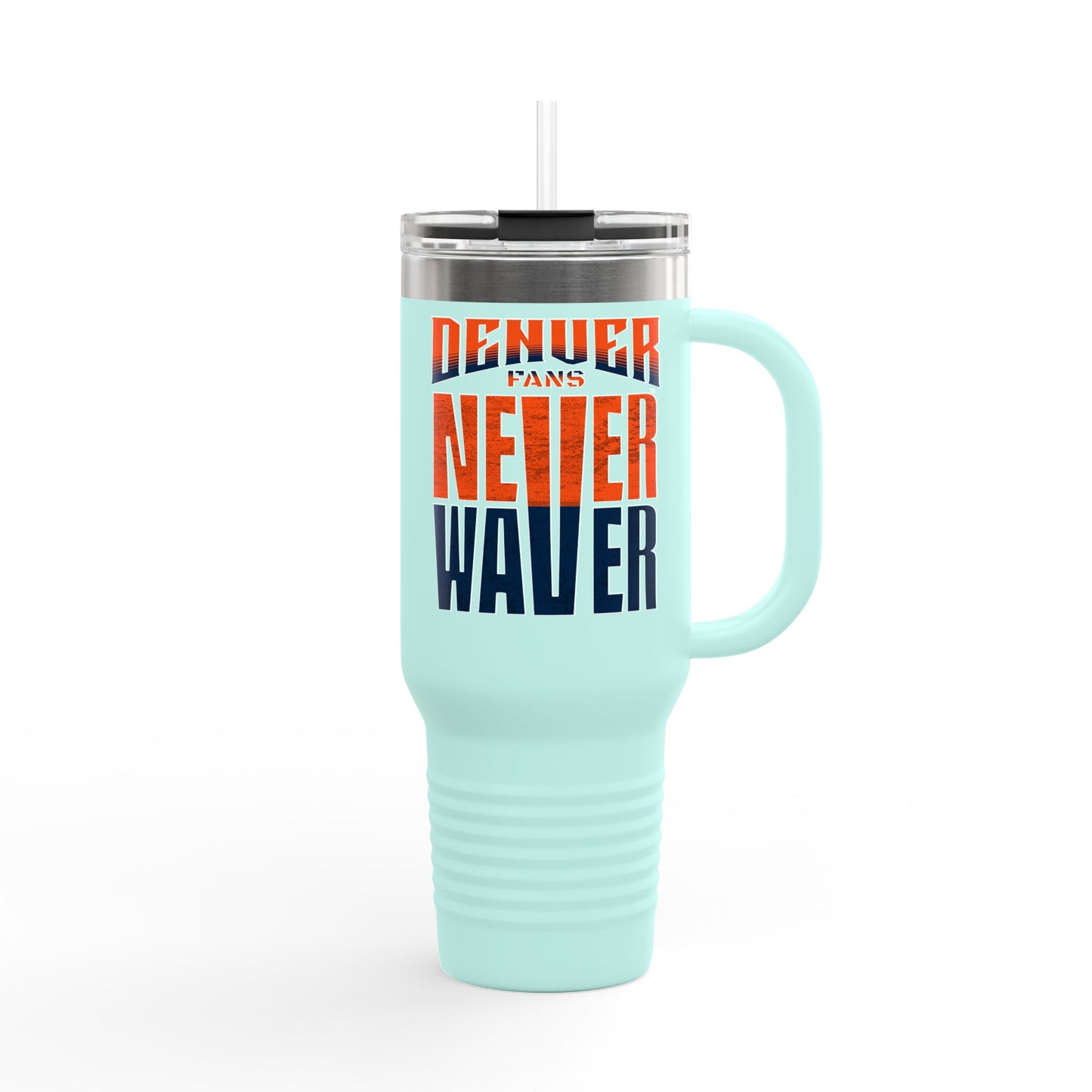 Denver Fans Never Waver Insulated Travel Mug, 40oz