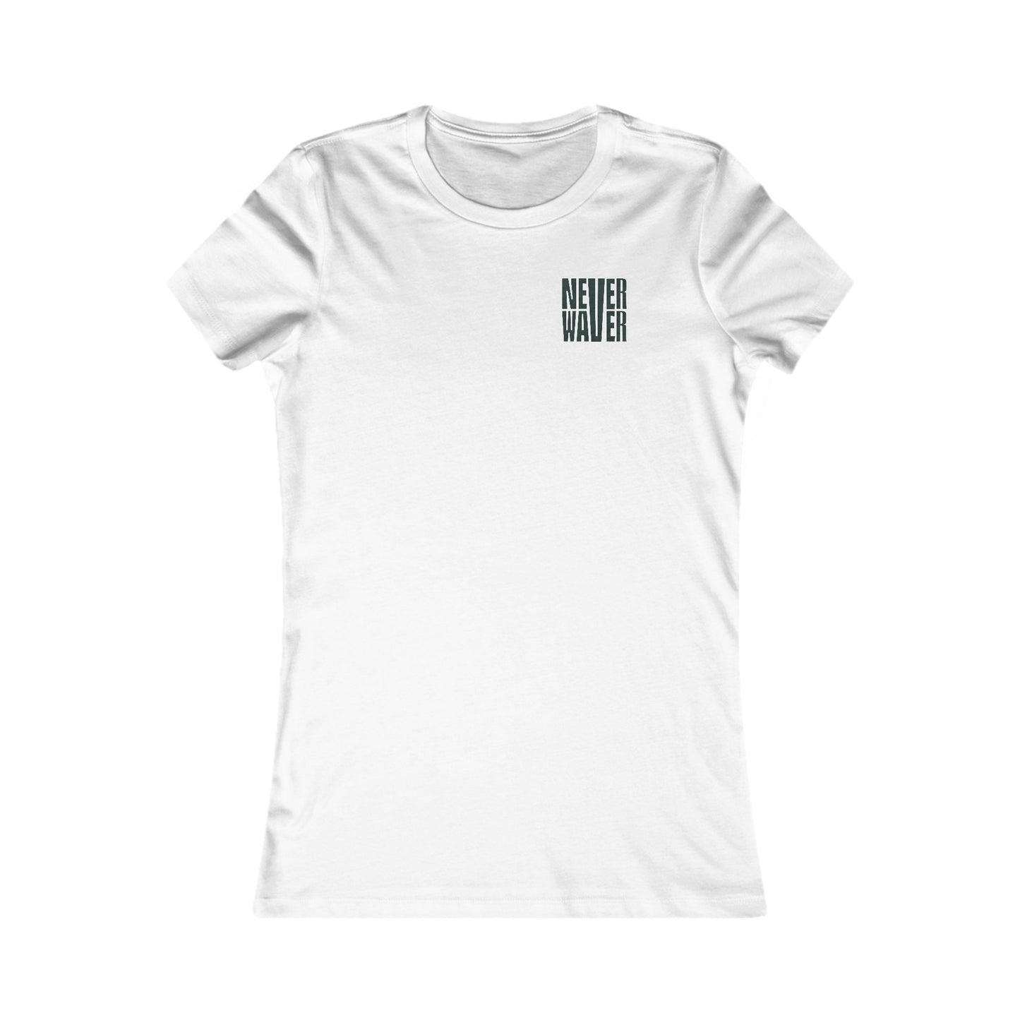 New York Fans Never Waver W-Leopard Football Women's Favorite Tee