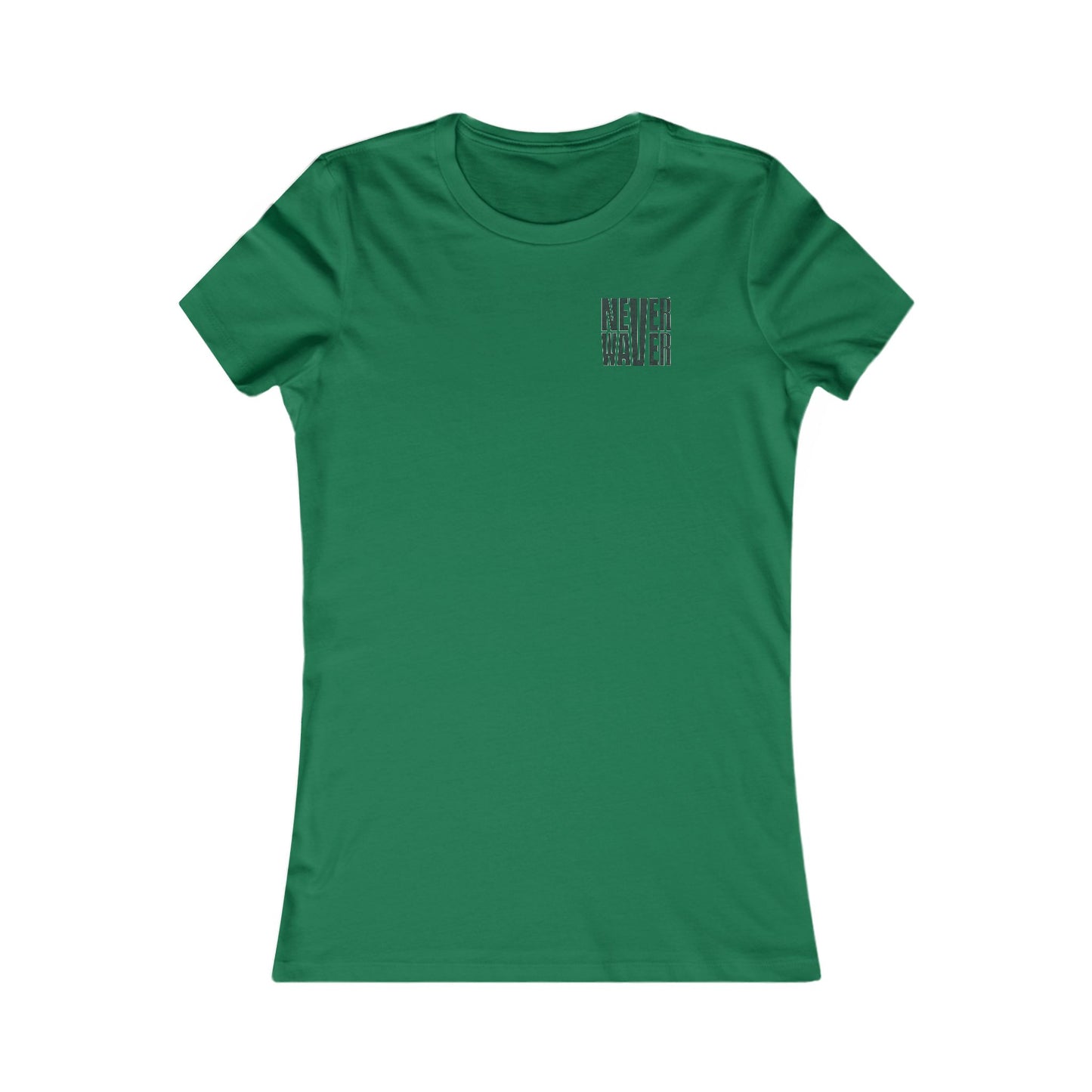 New York Fans Never Waver W-Leopard Football Women's Favorite Tee