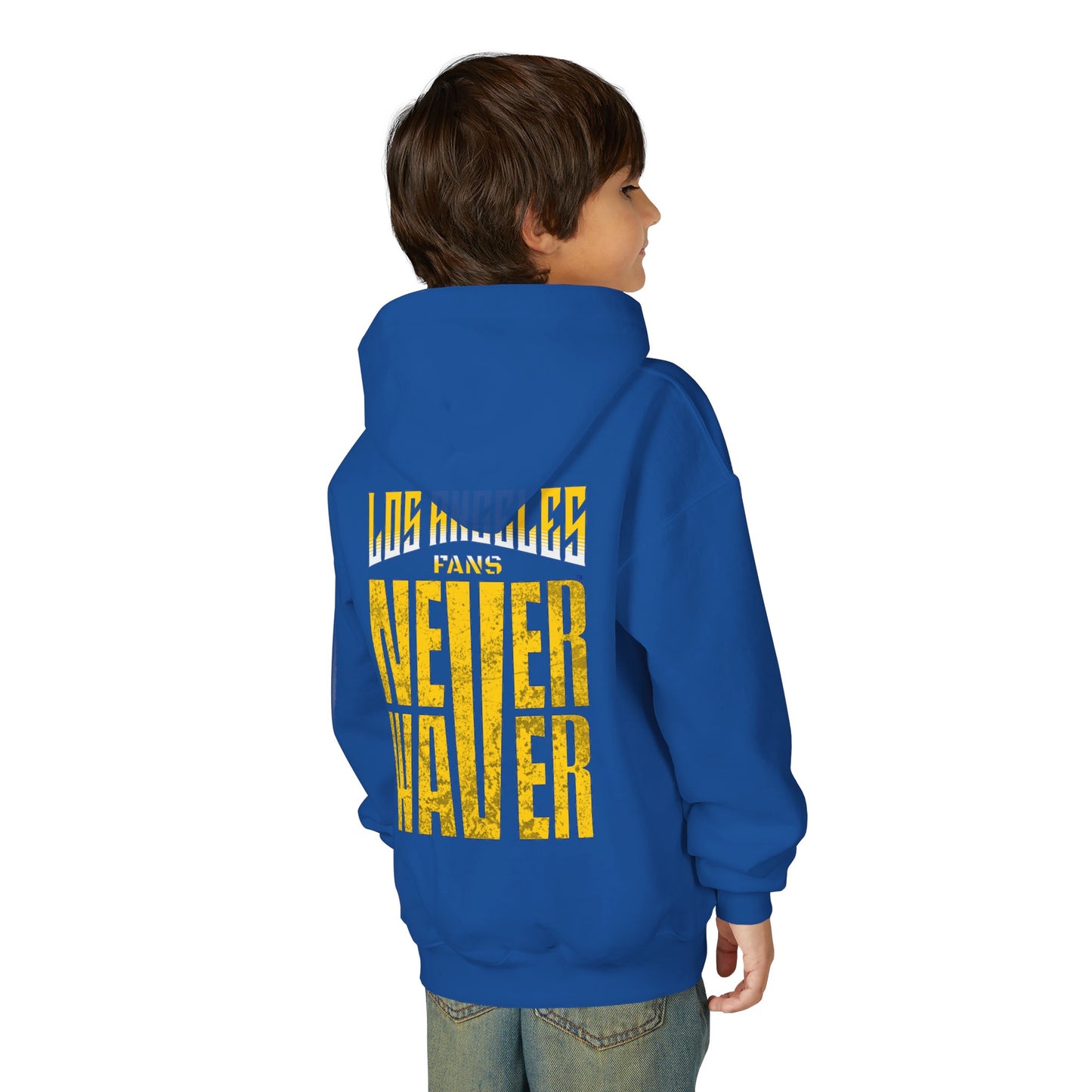 Los Angeles  Fans Never Waver Youth Heavy Blend Hooded Sweatshirt