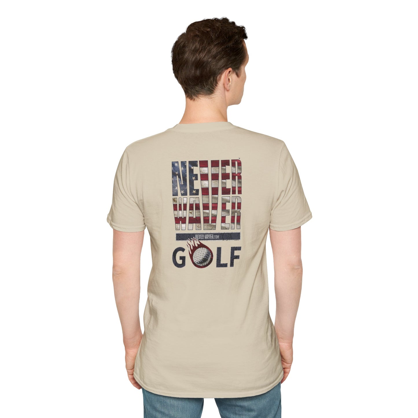 Never Waver Golf Unisex Soft style T-Shirt