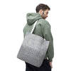 Never Waver Mamma Gray Leopard Tote Bag (AOP)