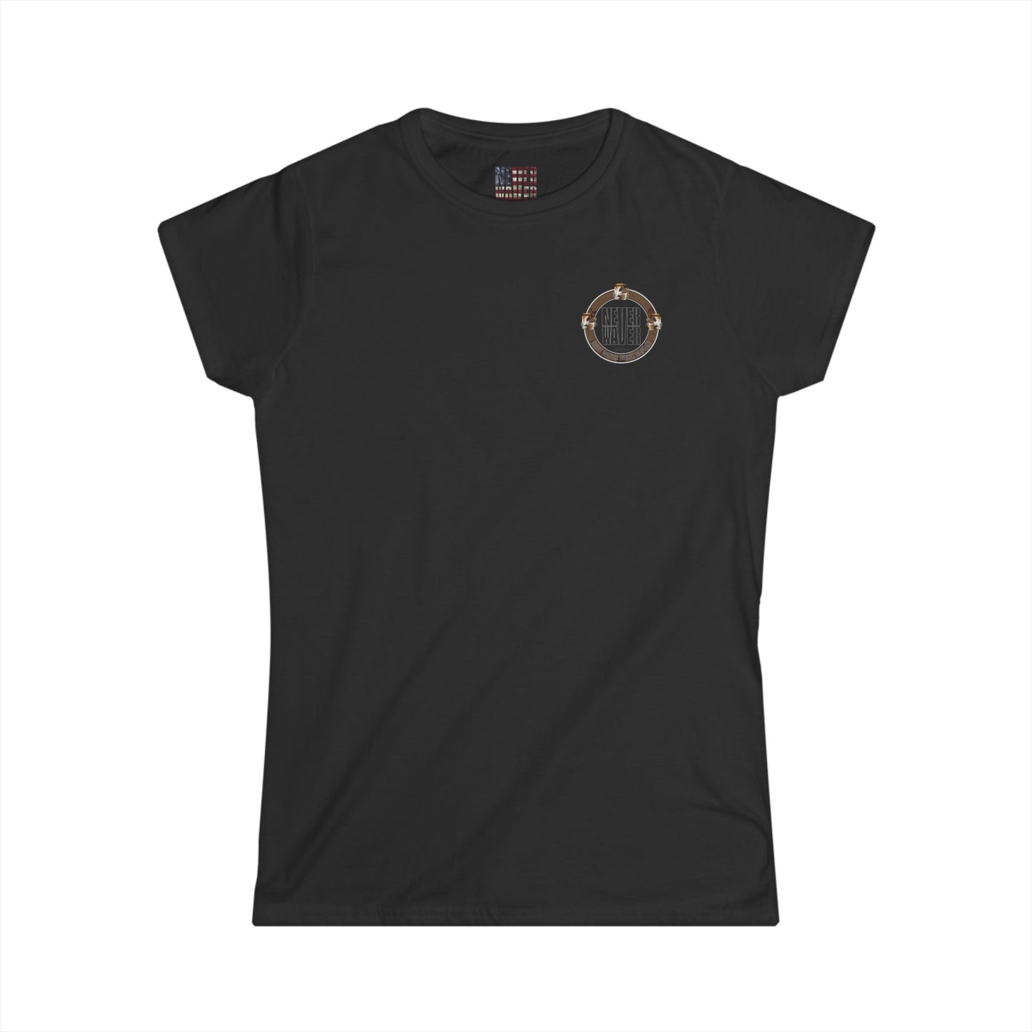 Never Waver Save Water Drink Coffee Women's Soft Style Tee