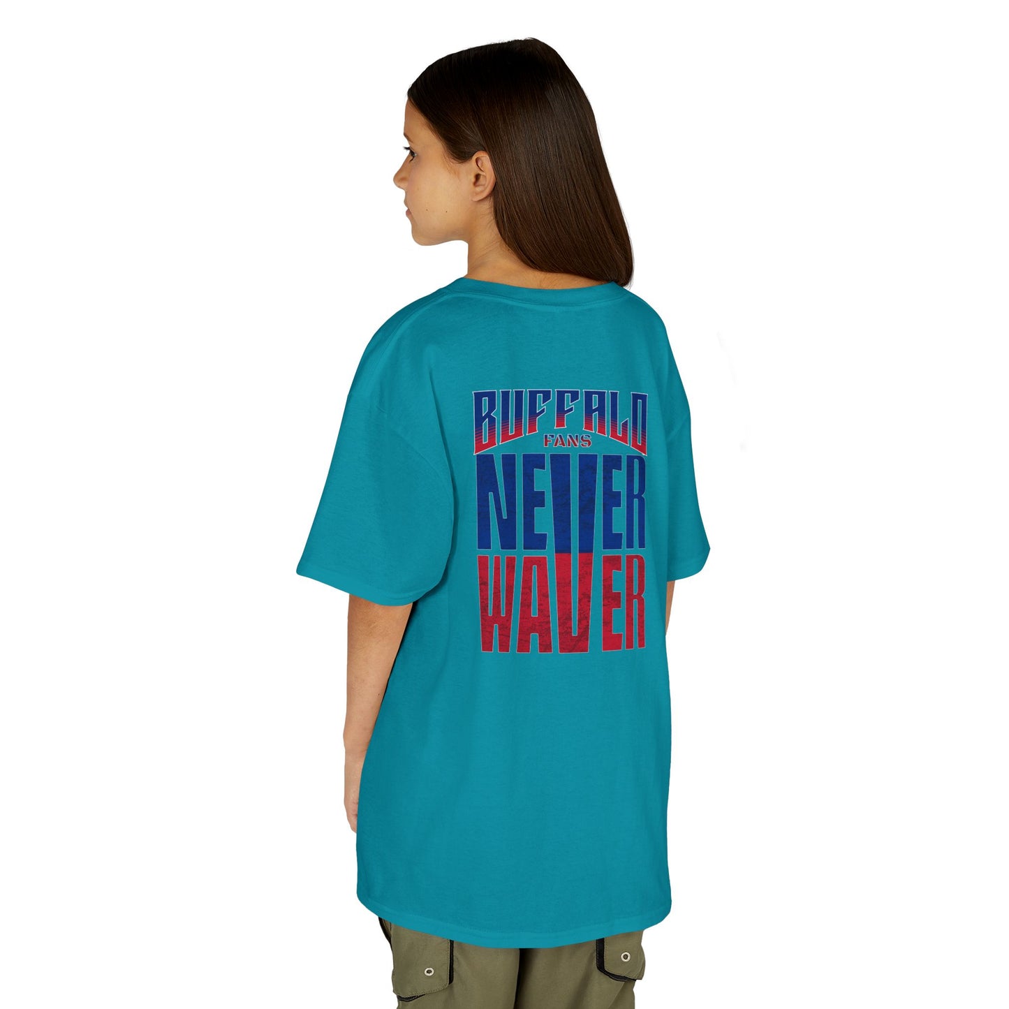 Buffalo Fans Never Waver Kids Heavy Cotton™ Tee
