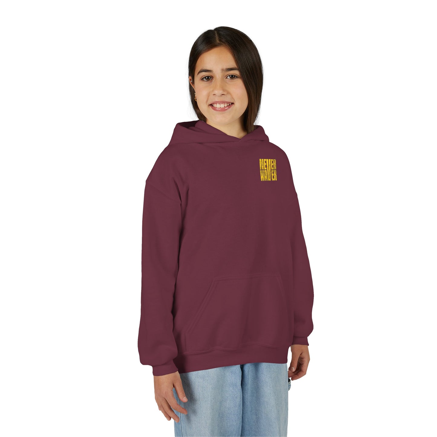 Los Angeles  Fans Never Waver Youth Heavy Blend Hooded Sweatshirt