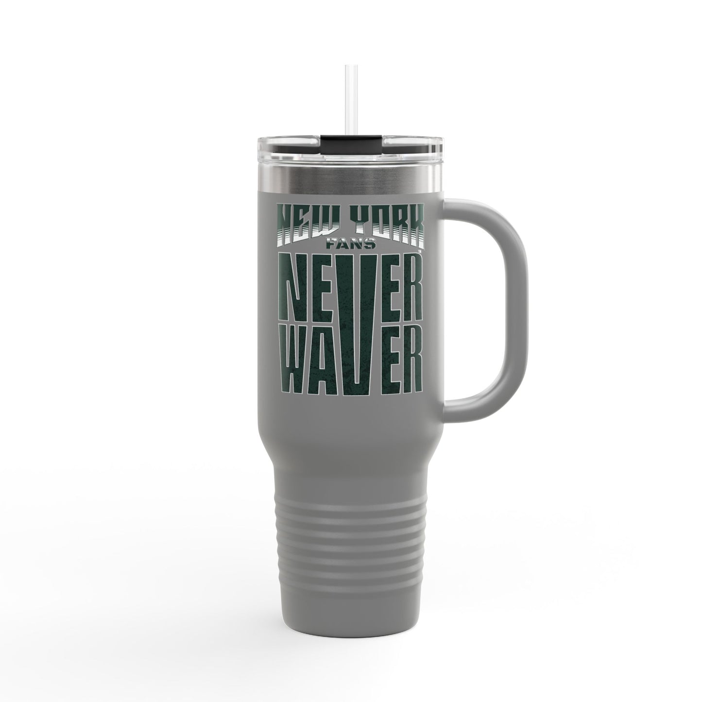 New York Fans Never Waver Insulated Travel Mug, 40oz