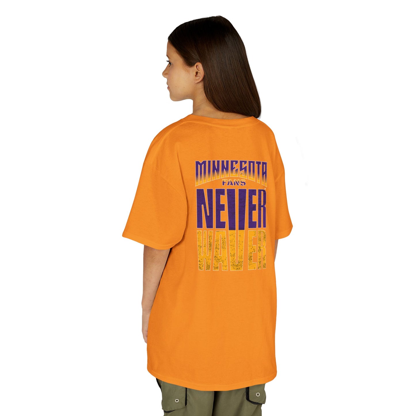 Minnesota Fans Never Waver Kids Heavy Cotton™ Tee