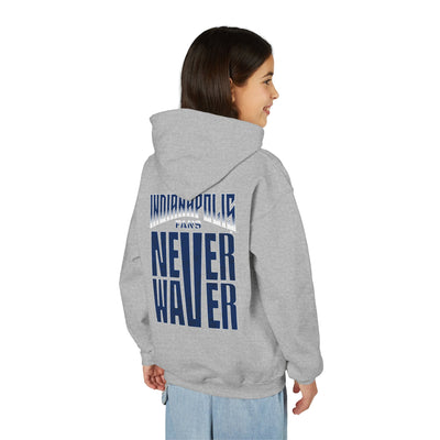 Indianapolis Fans Never Waver Youth Heavy Blend Hooded Sweatshirt