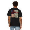 'Never Waver Husband Daddy Protector Hero ' Design Unisex Garment-Dyed T-Shirt
