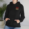 San Francisco Fans Never Waver Hoodie w Leopard Football - Unisex Heavy Blend Sweatshirt