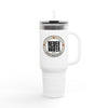 Never Waver Whisky Made Me Do It? Insulated Travel Mug, 40oz
