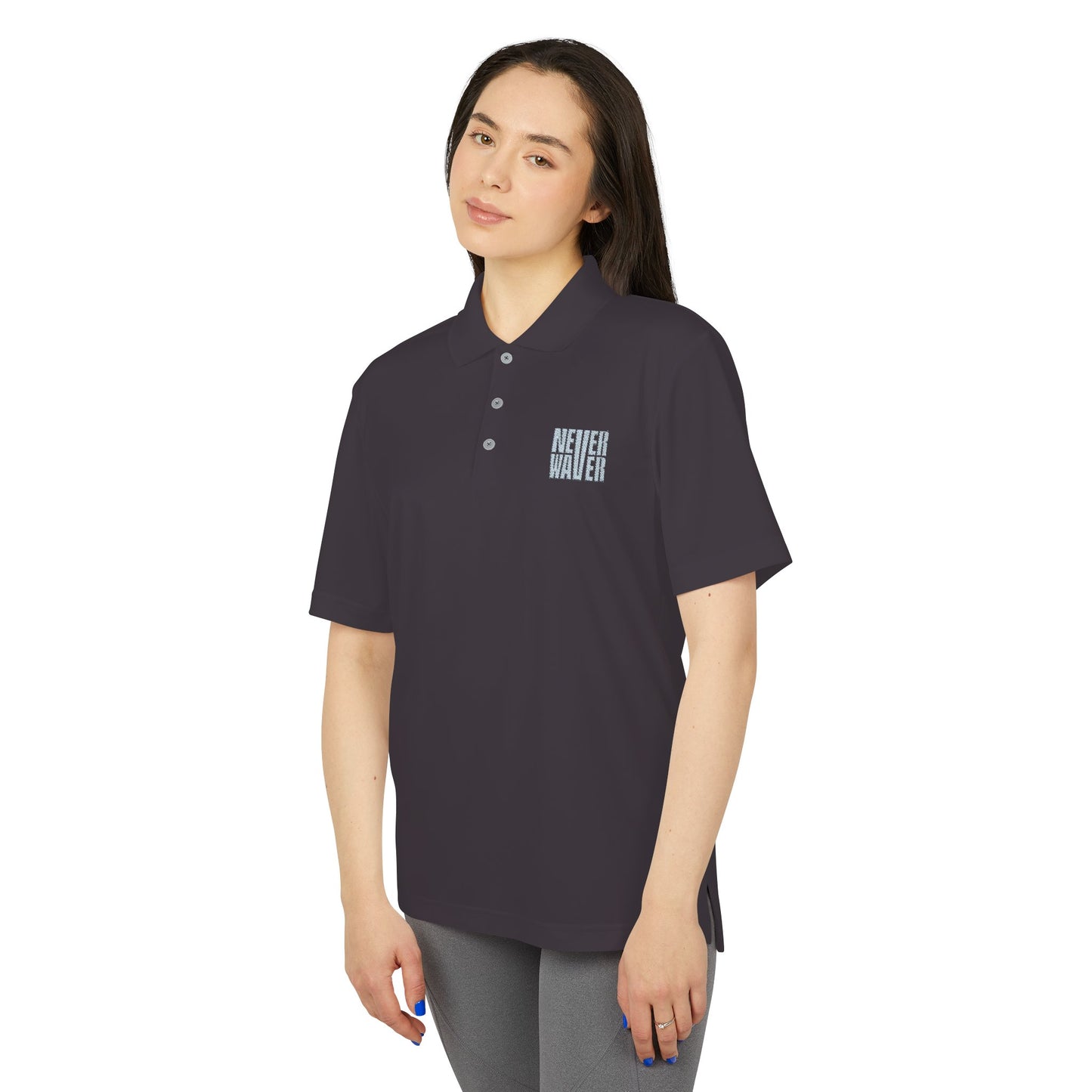 adidas Unisex Performance Polo - 'Never Waver' Athletic Shirt