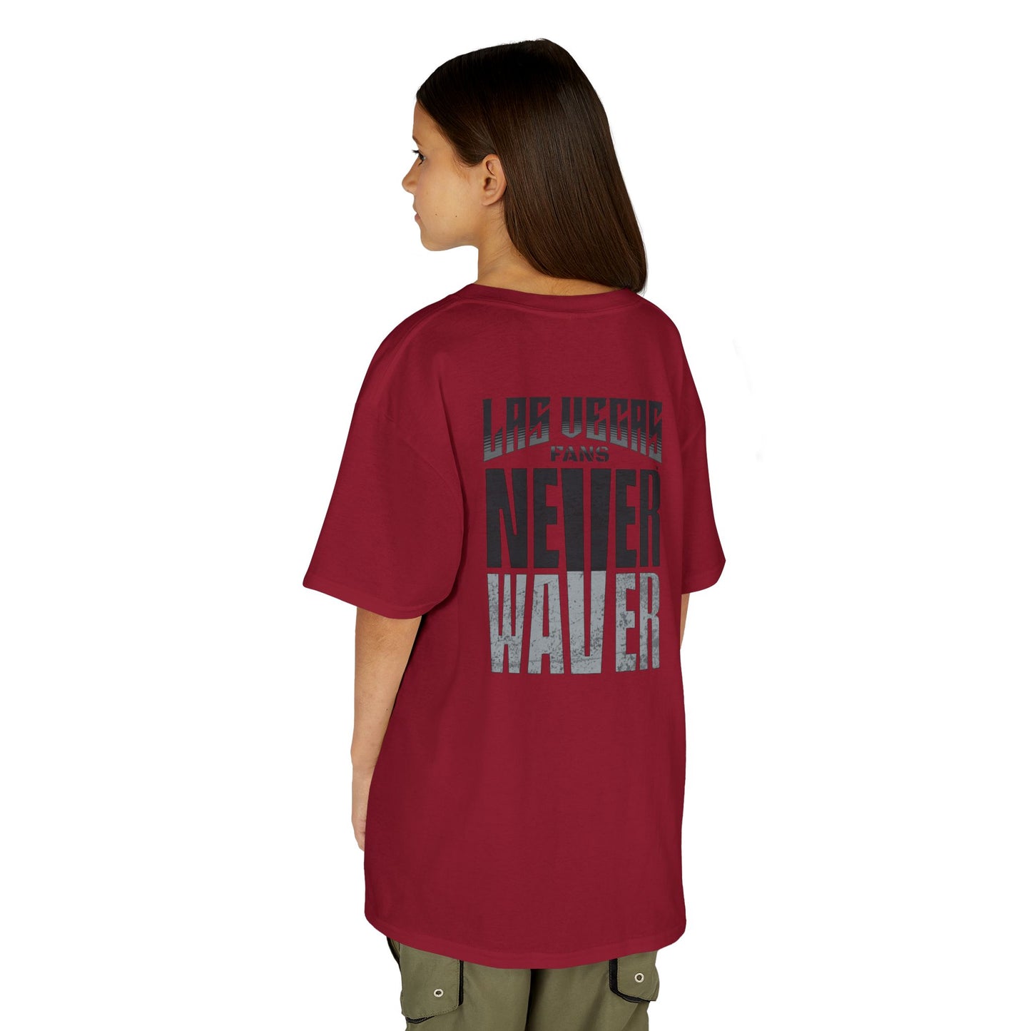 Las Vegas Fans Never Waver Kids Heavy Cotton™ Tee
