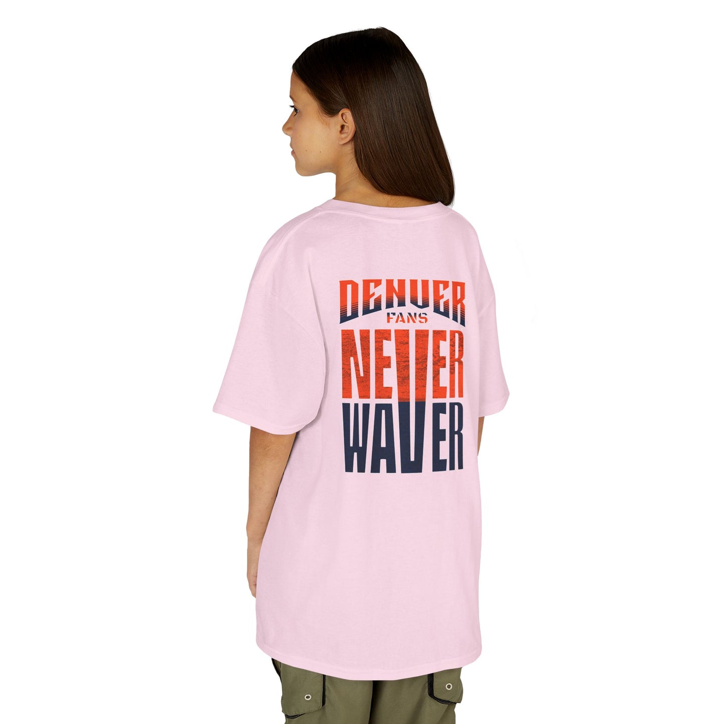 Denver Fans Never Waver Kids Heavy Cotton™ Tee