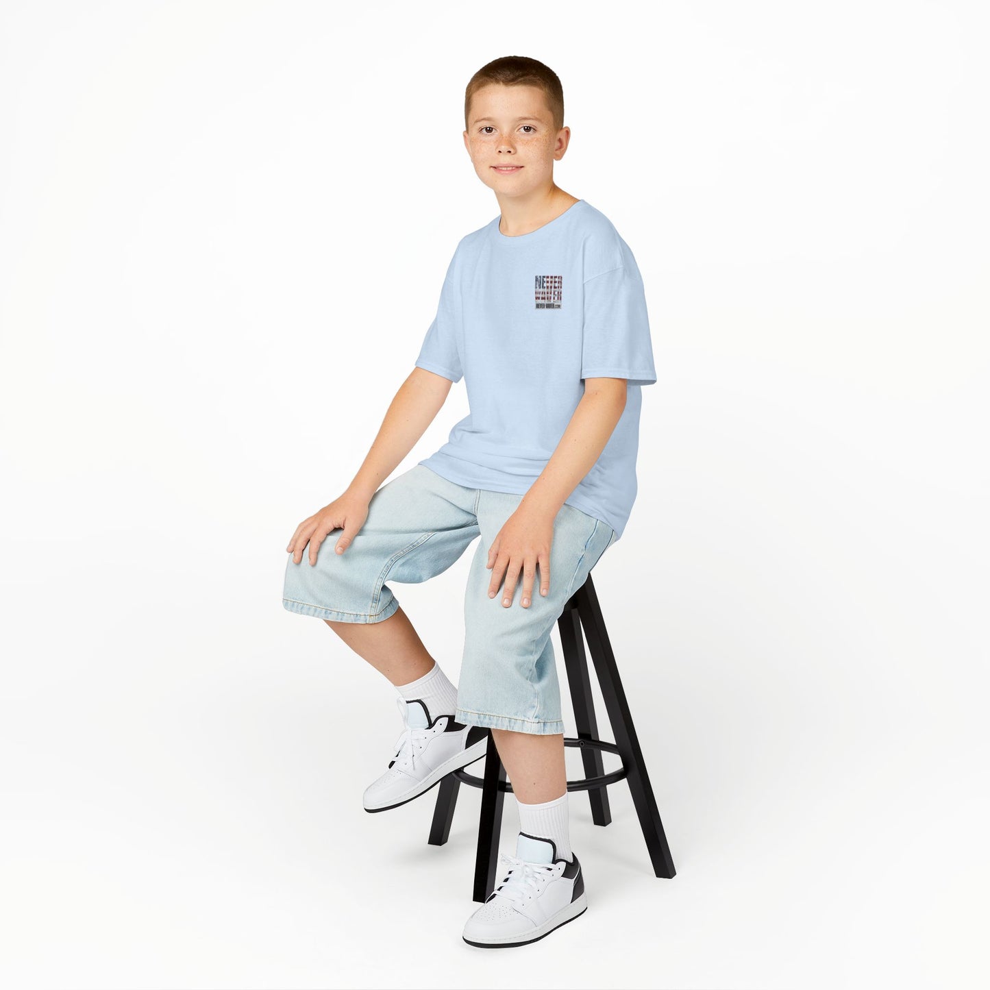 Never Waver® Earn It T-Shirt | Old-School Backbone | Kids Tee