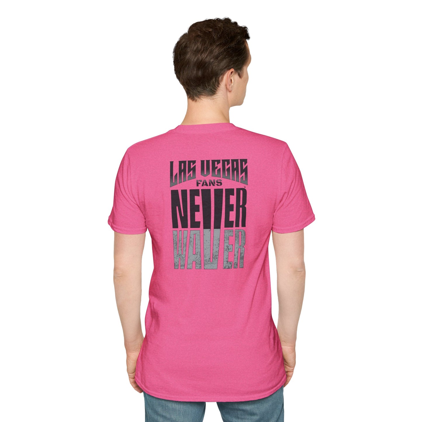 Las Vegas Fans Never Waver Unisex Softstyle T-Shirt