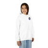 Never Waver Always Back The Blue  Vintage-Inspired Youth Hoodie with American Flag Design