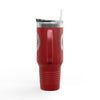Never Waver 40oz Insulated Travel Mug — "Kick Fear in the Teeth"