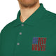 Never Waver Embroidered adidas Unisex Performance Polo by Printify