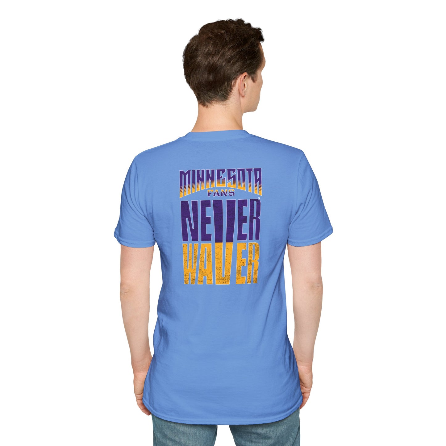 Minnesota Fans Never Waver Unisex Softstyle T-Shirt