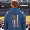 Never Waver — 'Came Out Swinging' Motivational Graphic Hoodie