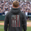 Never Waver — 'Came Out Swinging' Motivational Graphic Hoodie