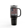 Insulated Travel Mug - Never Waver & Website Dr Gray - 40oz Sporty Drinkware