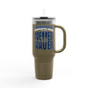 Indianapolis Fans Never Waver W-Leopard Football Insulated Travel Mug, 40oz