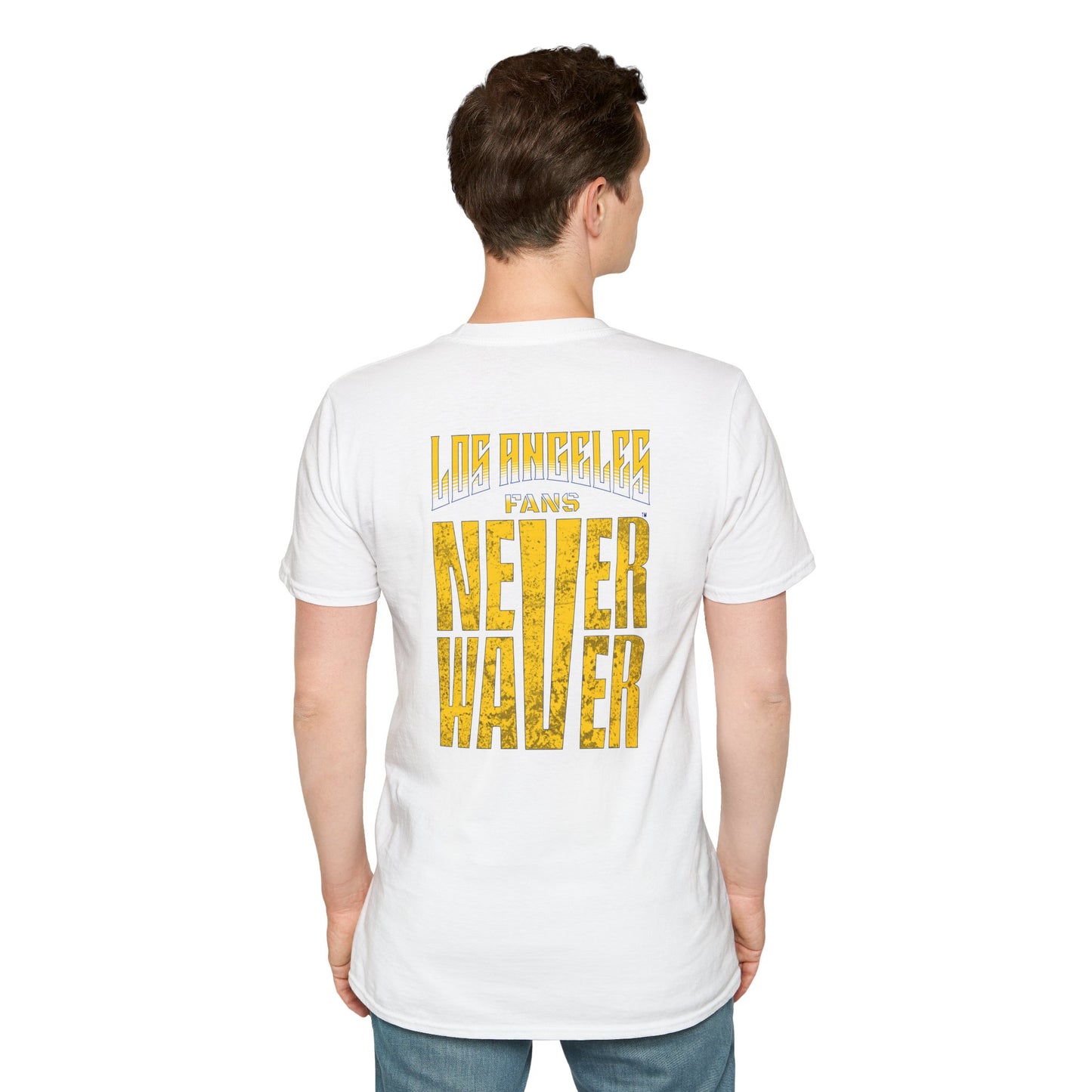 Los Angeles Fans Never Waver Unisex Softstyle T-Shirt