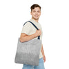 Never Waver Mamma Gray Leopard Tote Bag (AOP)