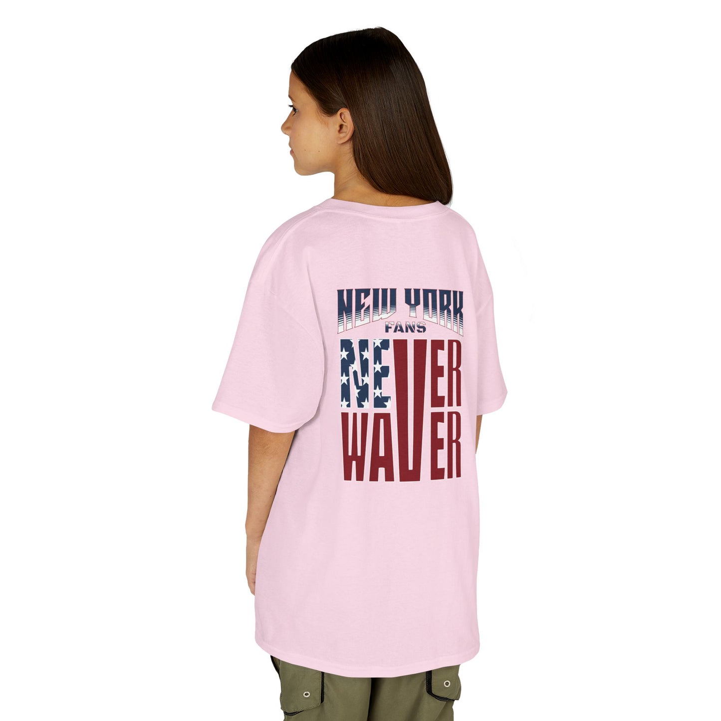 New York Fans Never Waver Kids Heavy Cotton™ Tee
