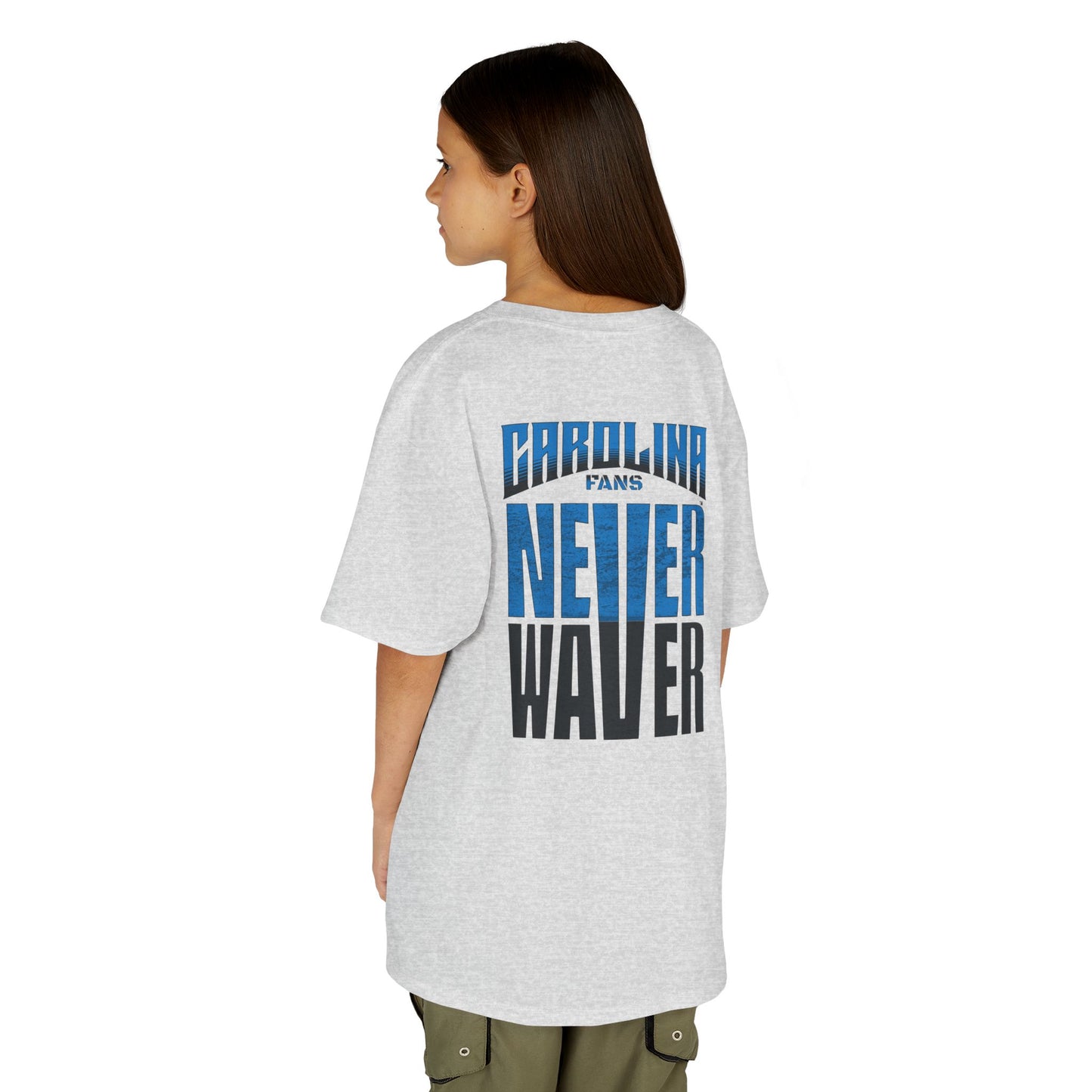 Carolina Fans Never Waver Kids Heavy Cotton™ Tee