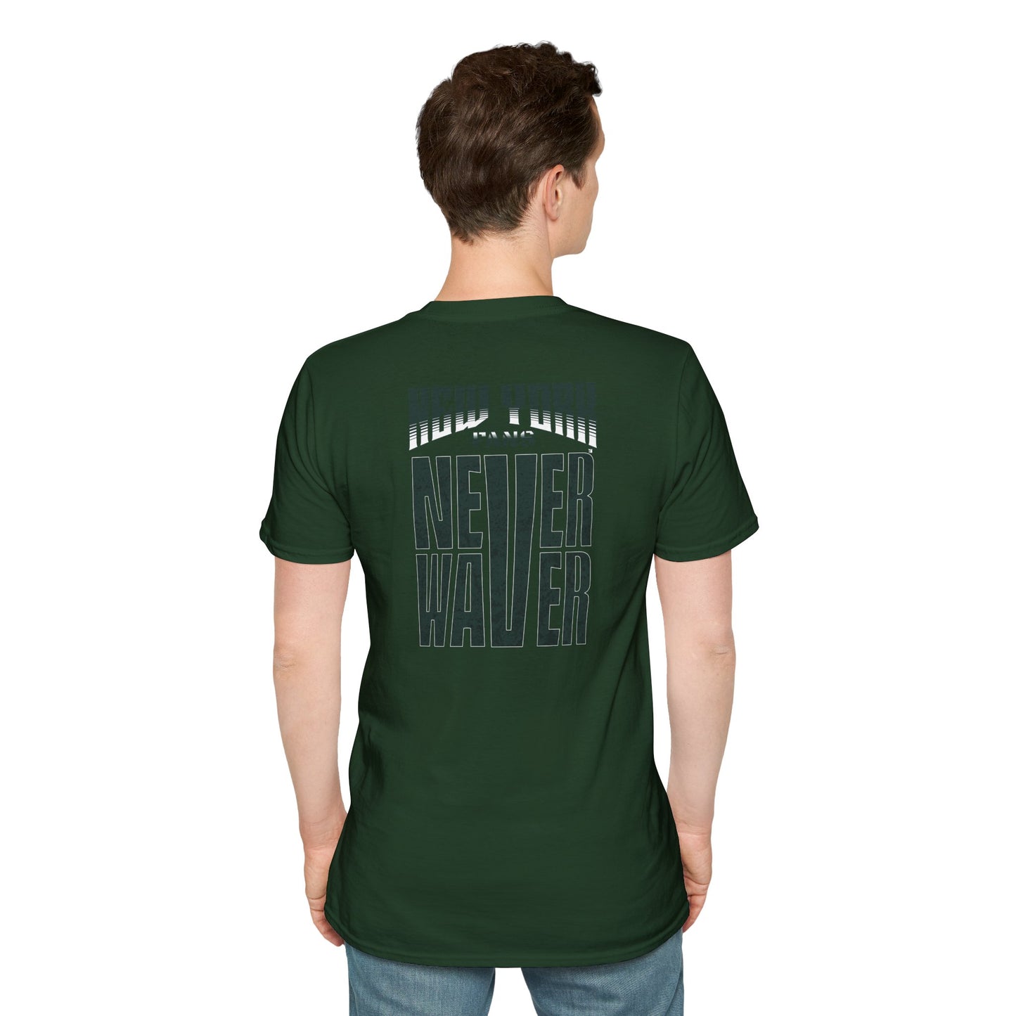 New York Fans Never Waver Unisex Softstyle T-Shirt