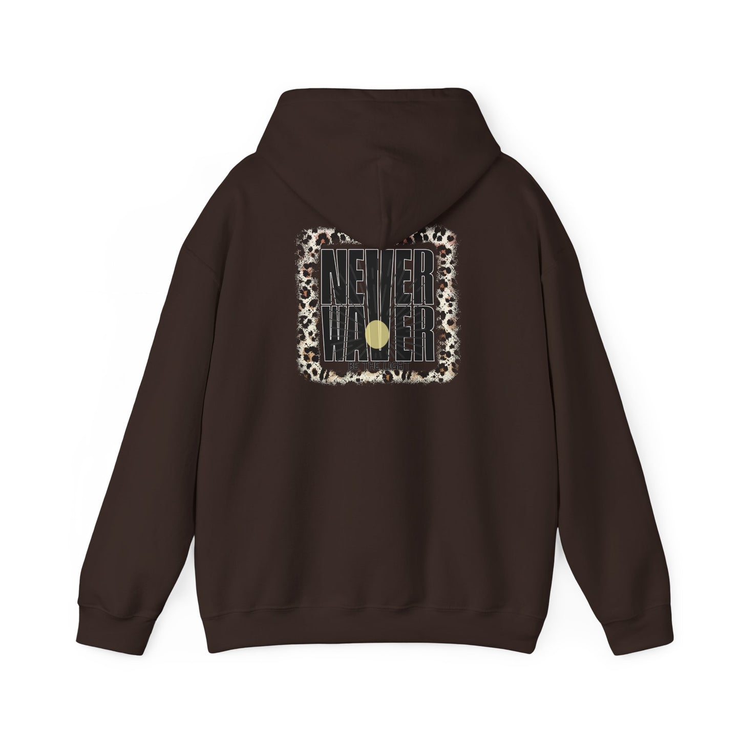 NEVER WAVER Be The Light Unisex Heavy Blend™ Hooded Sweatshirt